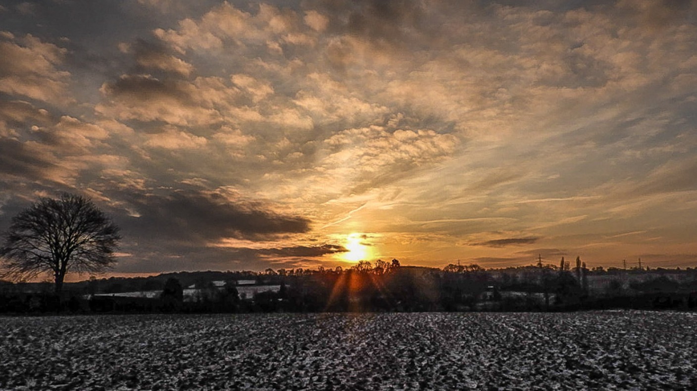 Anglia Weather drier, brighter and less cold. Overnight