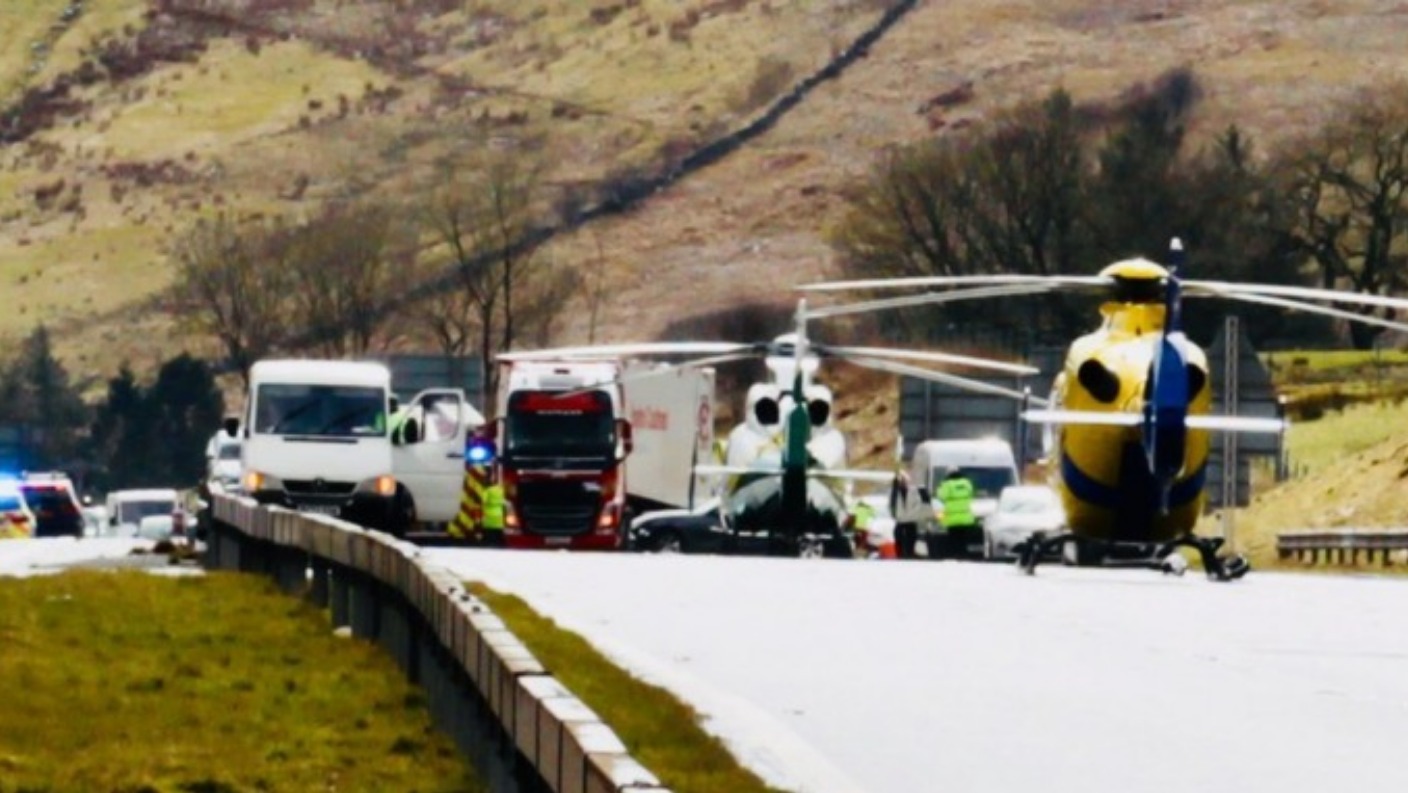 Woman dies in eight-vehicle crash on the M6 | ITV News Border
