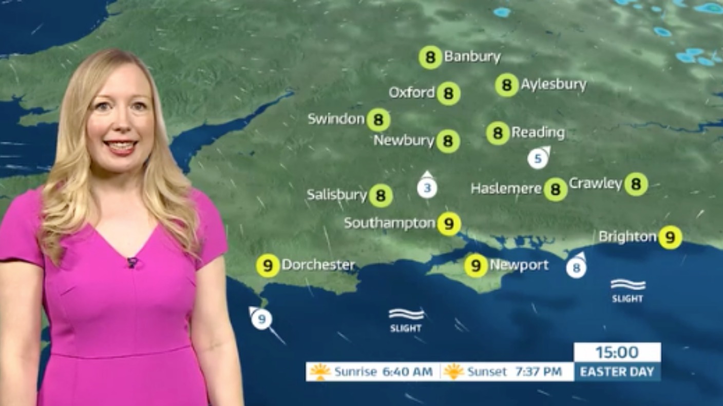 Easter Sunday's weather for the west ITV News Meridian