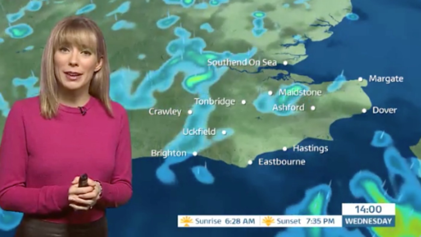 Wednesday morning's forecast for east of region | ITV News Meridian