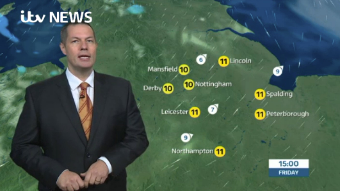 East Midlands Weather: Drier and brighter this afternoon | ITV News Central