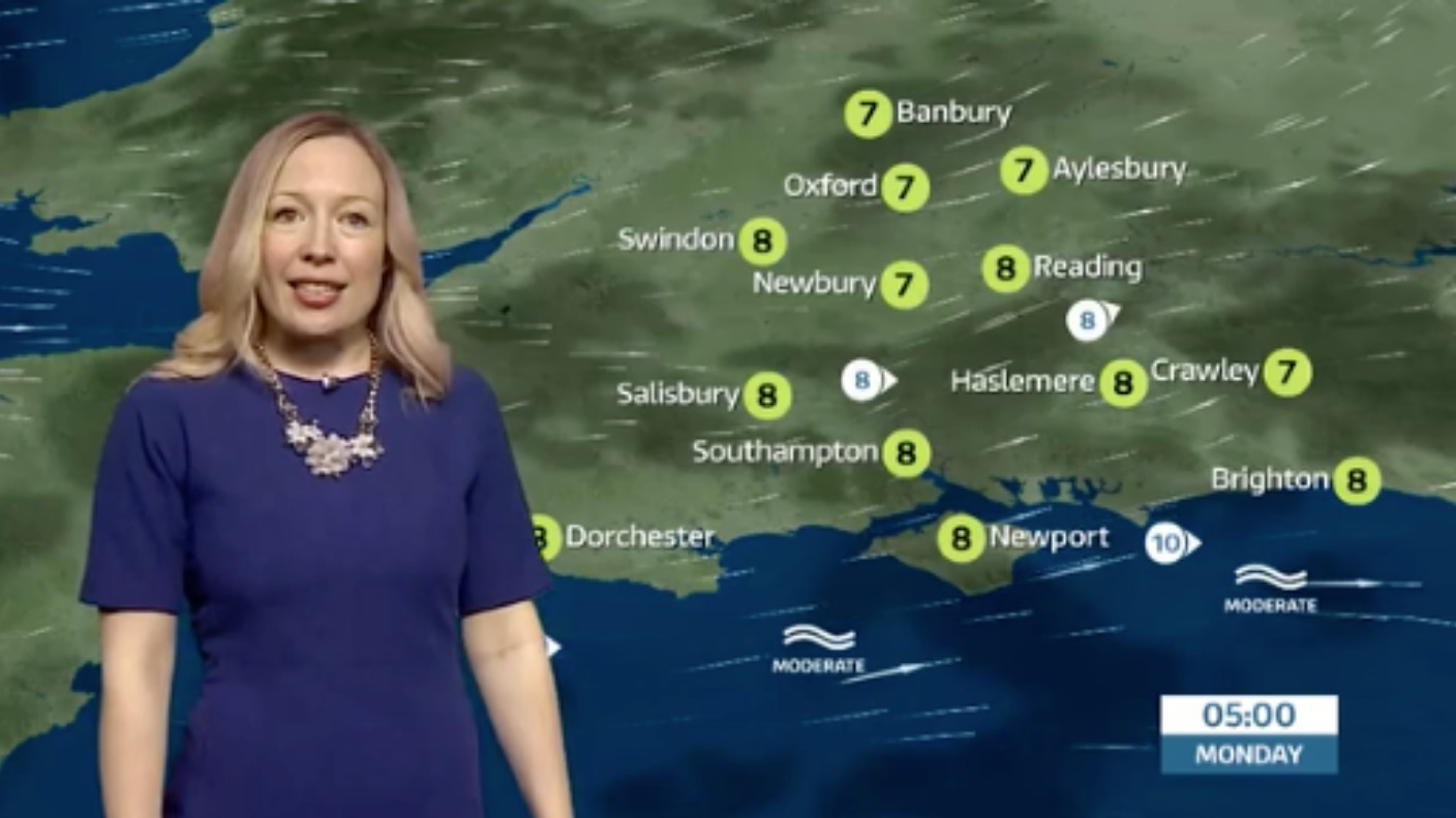 Sunday evening's weather for the west ITV News Meridian