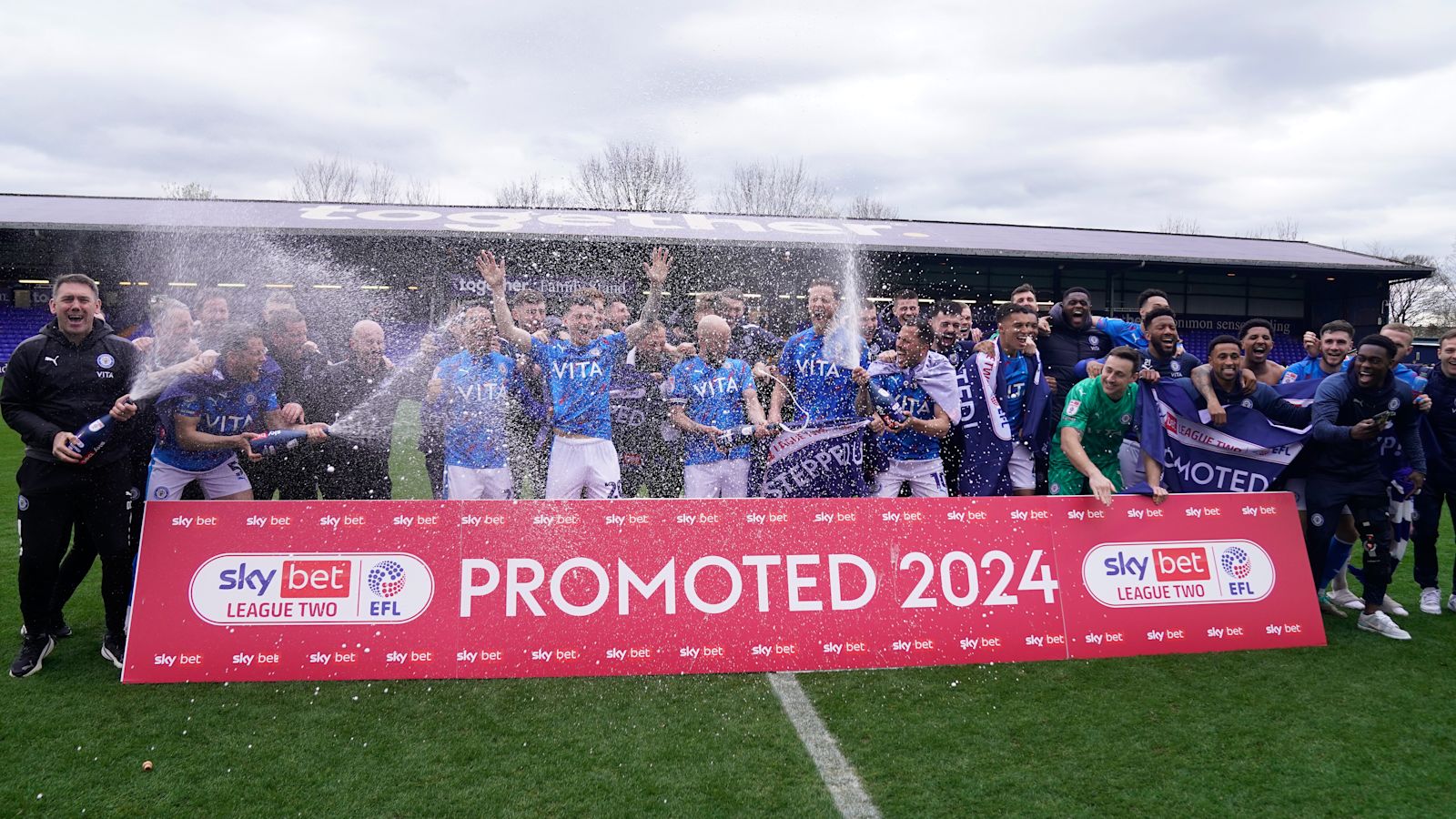 Stockport County secure second promotion in three seasons with win over