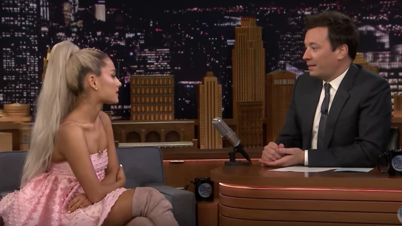 Jimmy Fallon praises Ariana Grande for 'strong' response to Manchester