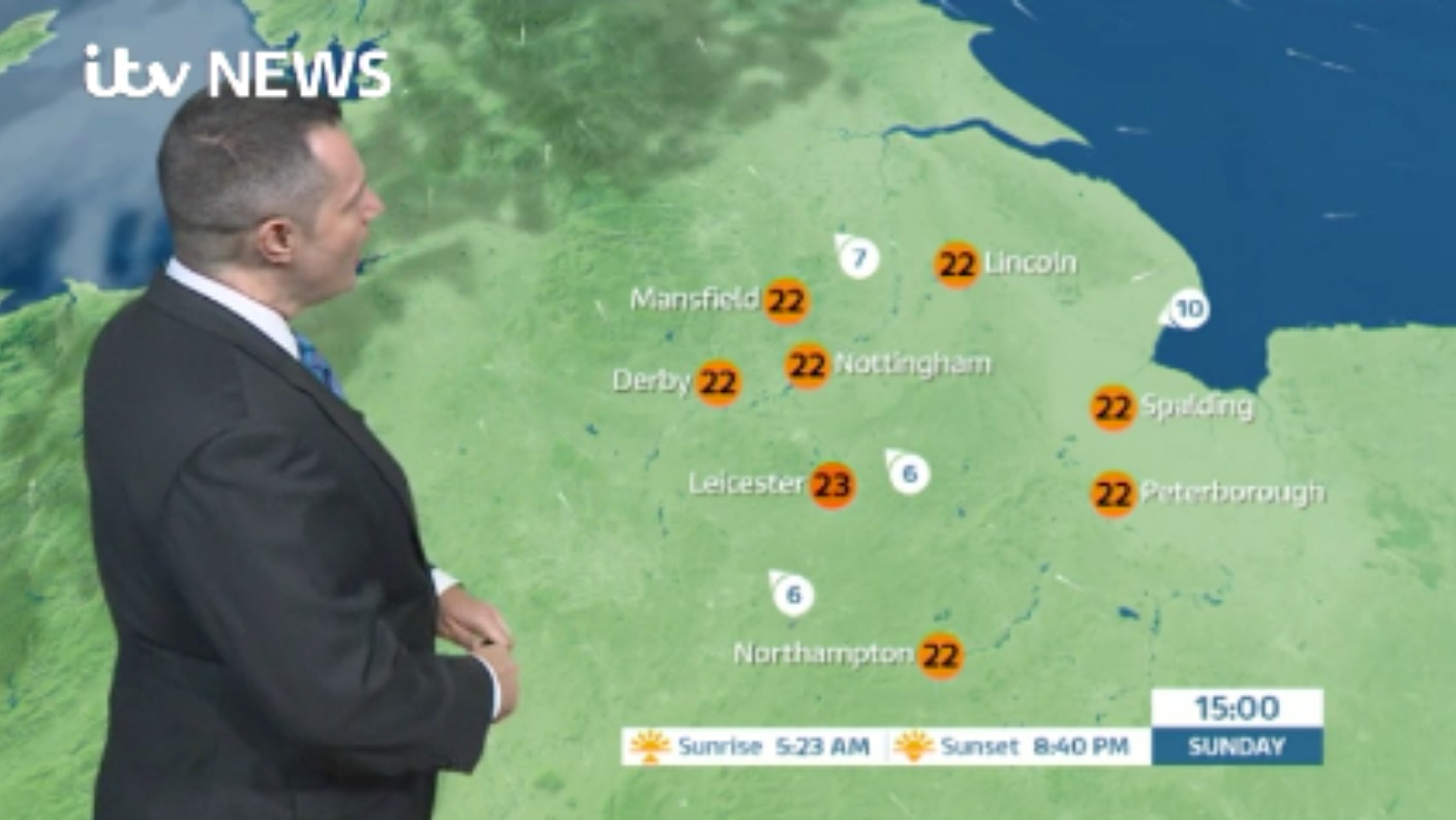 East Midlands Weather: Warm and sunny day | ITV News Central