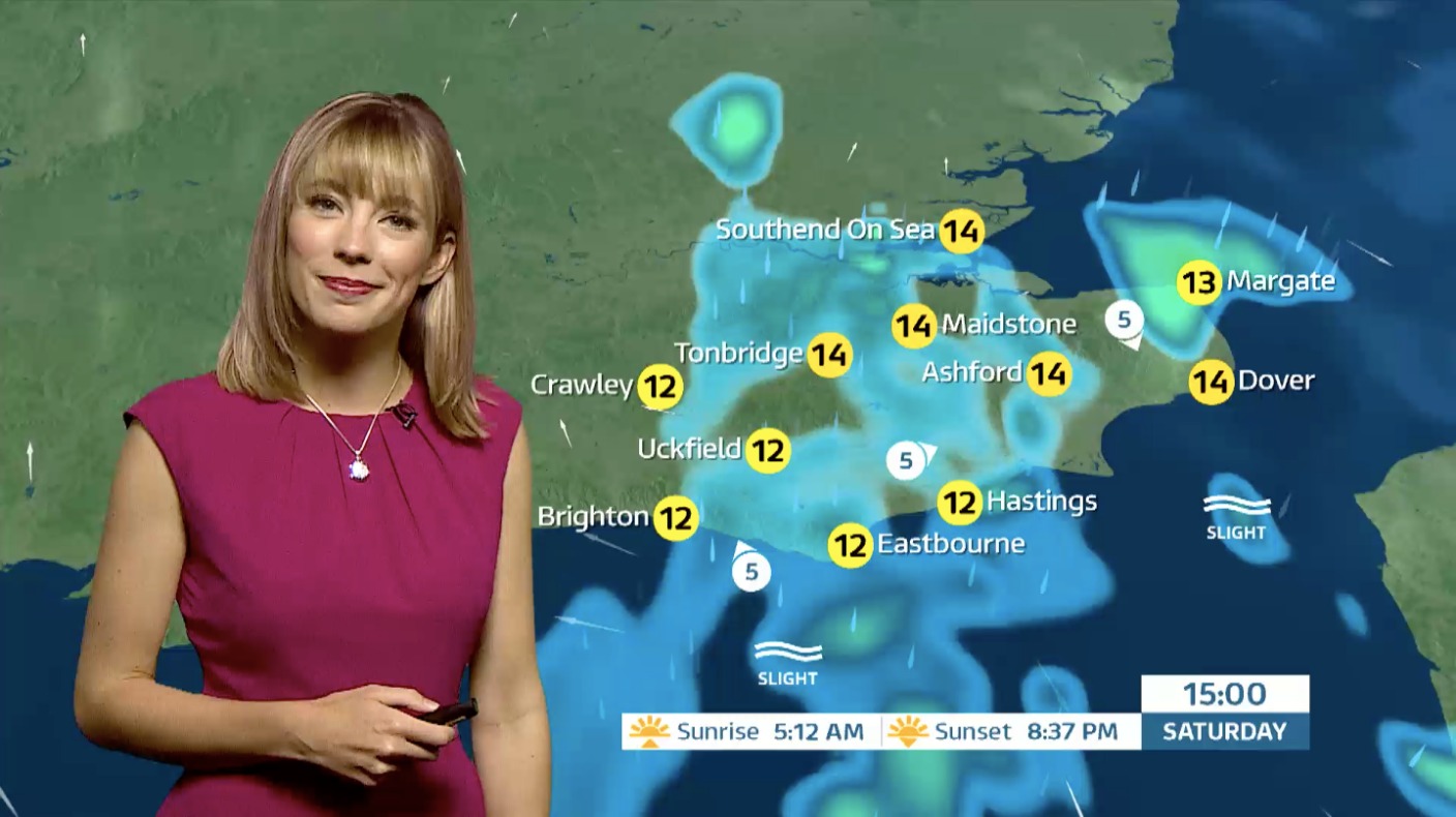Friday's lunchtime weather for the east of the region | ITV News Meridian