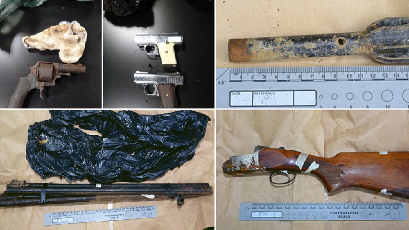 Guns and bomb components found in terrorist haul | UTV | ITV News