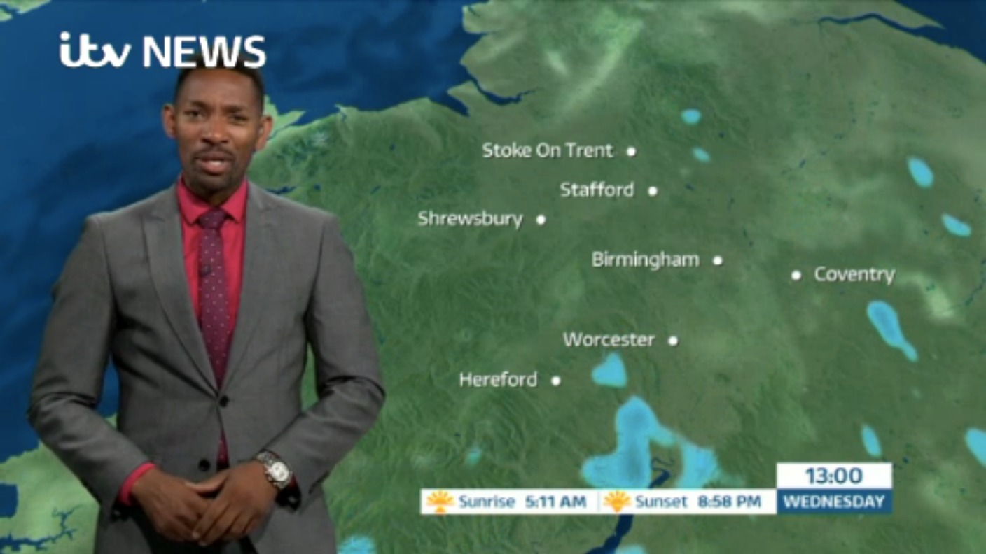 West Midlands Weather: Outbreaks of rain, sunny later | ITV News Central
