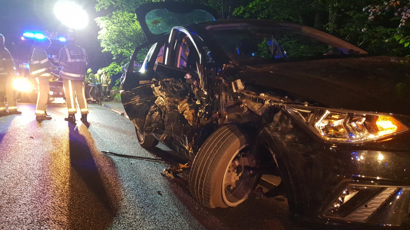 Four teenagers arrested after car crash in West Yorkshire | ITV News ...