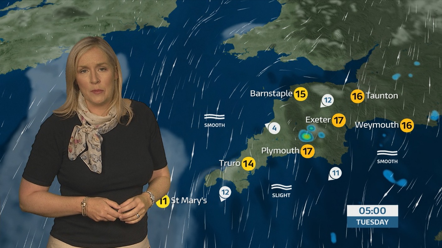 Heavy showers tomorrow morning ITV News West Country