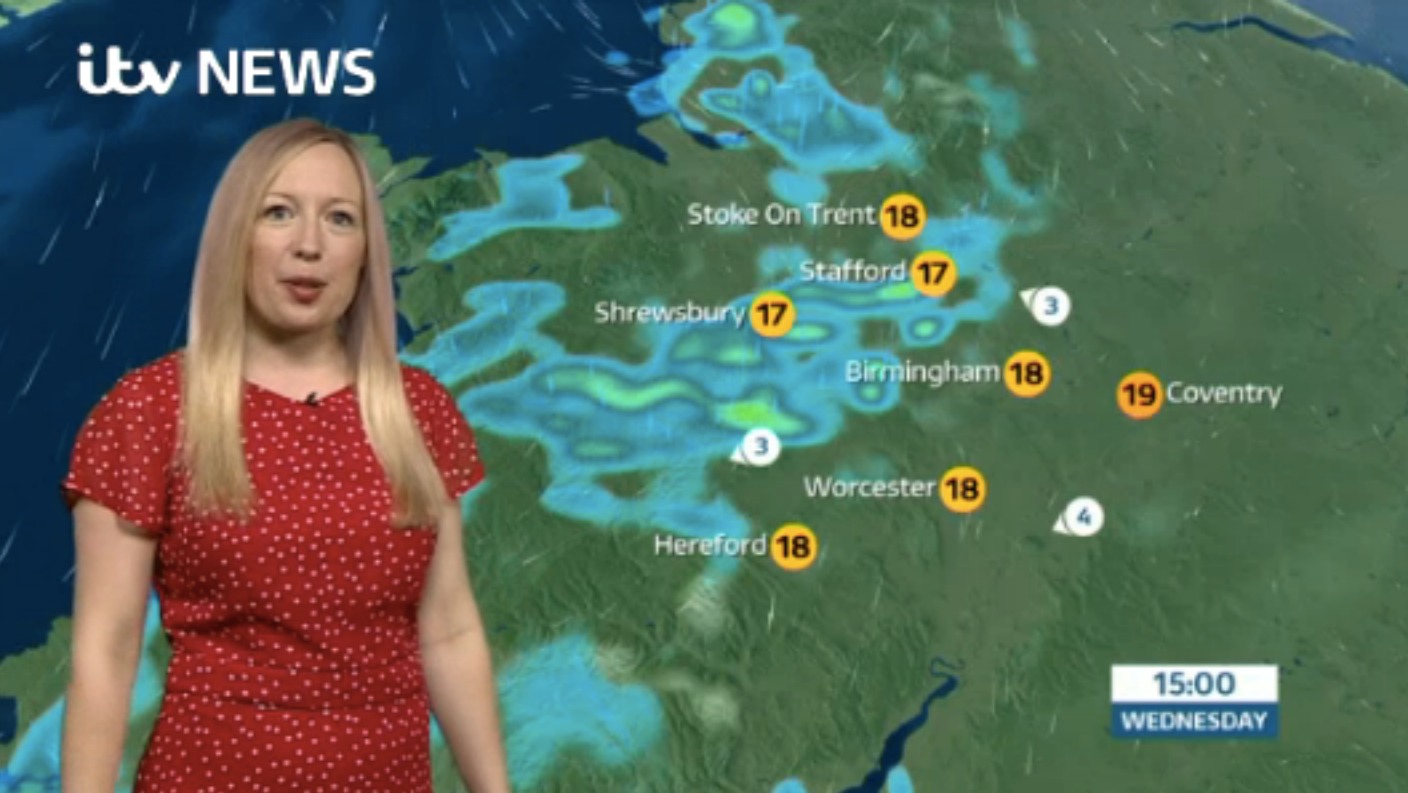 West Midlands Weather: Heavy and thundery outbreaks of rain | ITV News ...