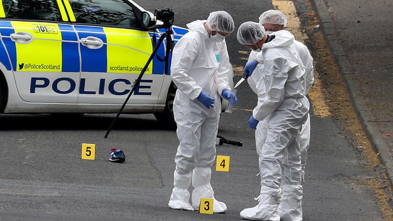 greenock police stabbing milligan gateside incident forensic