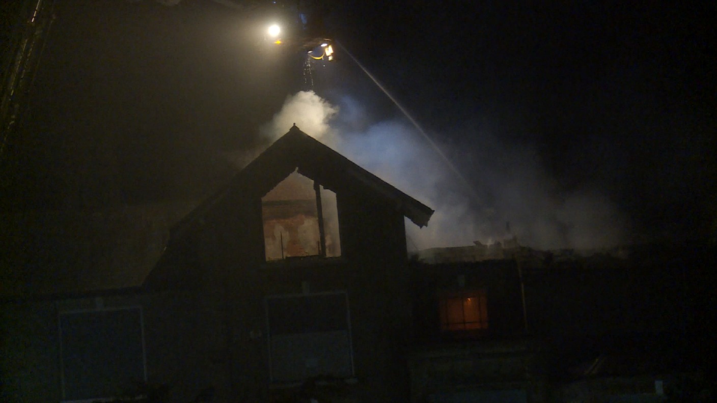 Crews Tackle 'deliberate' Fire At Former Norwich School | ITV News Anglia