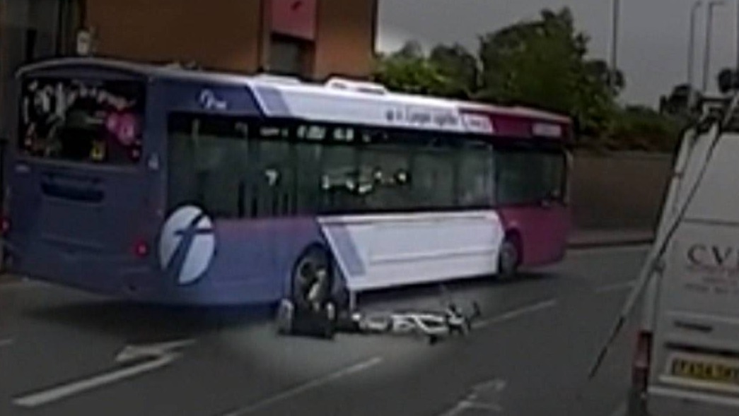 Police trying to trace driver who ran over cyclist and drove off | ITV ...