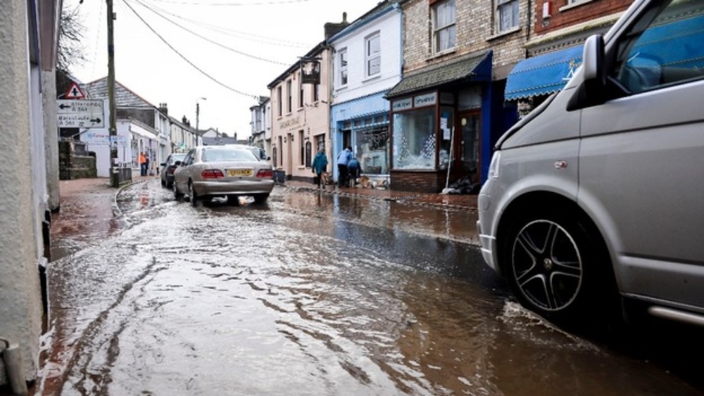 Floodwater Remains In Braunton North Devon Itv News West Country