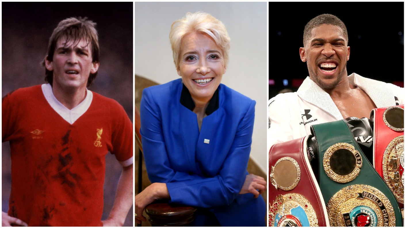 Kenny Dalglish Emma Thompson And Anthony Joshua Among Stars On Queen S Birthday Honours List Itv News