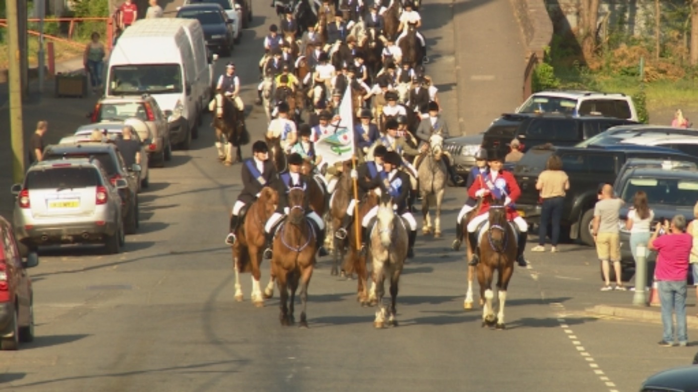 WATCH Hundreds ride out for Lockerbie Gala ITV News Border