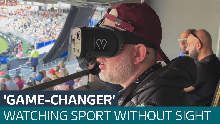 How visually-impaired fans can watch live sport - with their own eyes ...