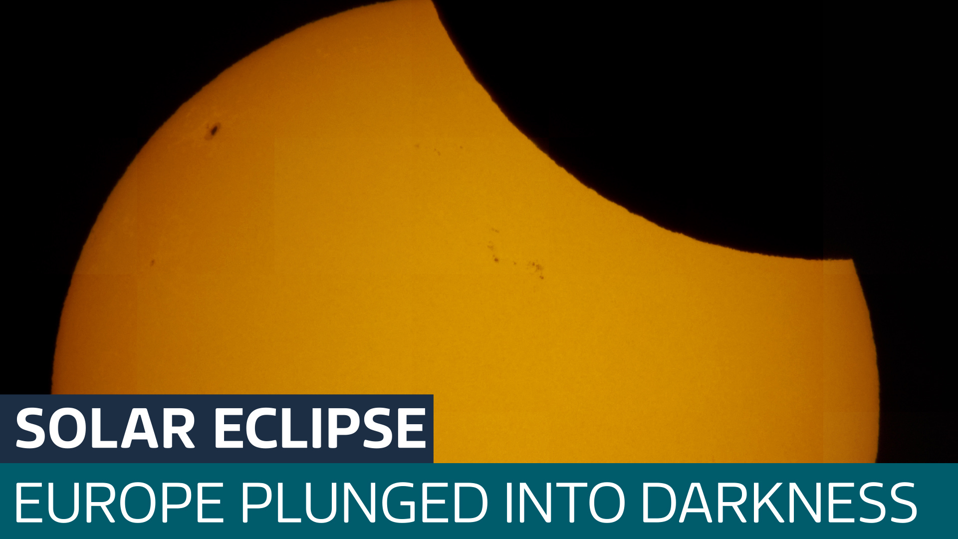 Solar eclipse takes place across Europe as millions watch in darkness