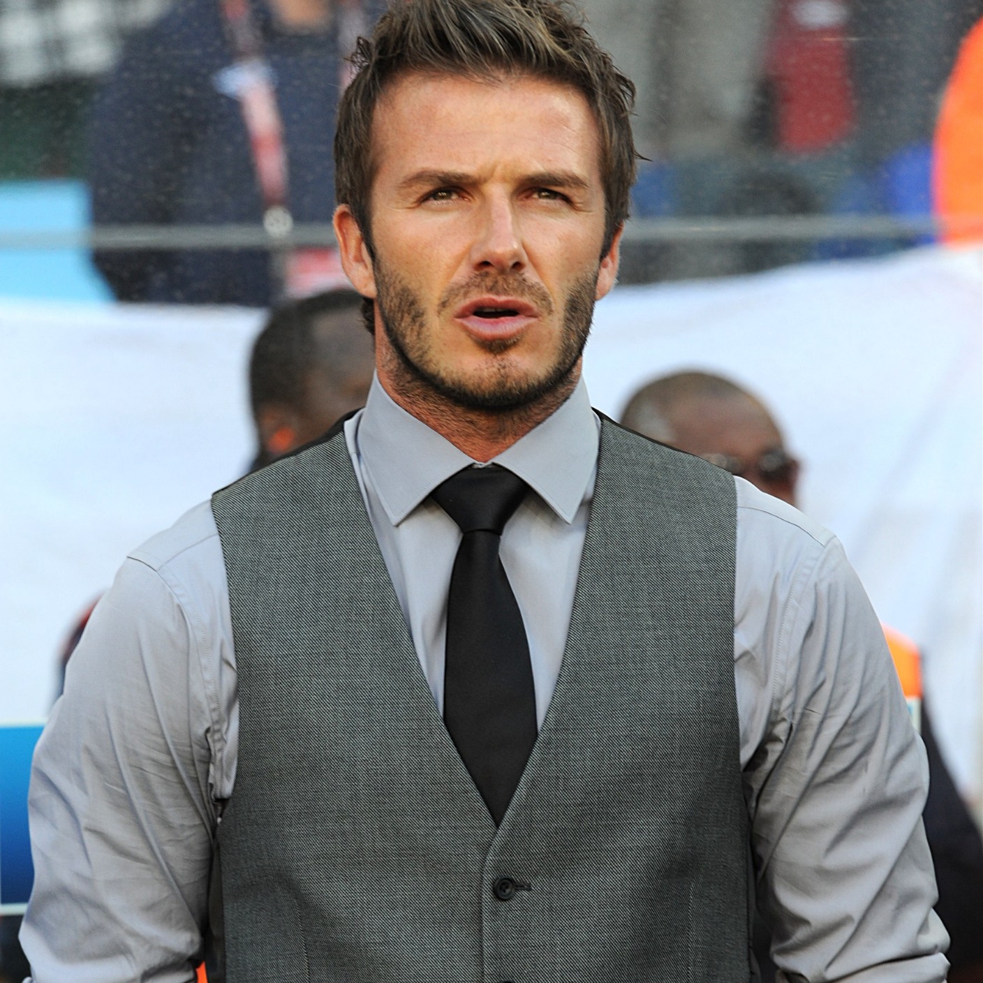 david beckham waistcoat