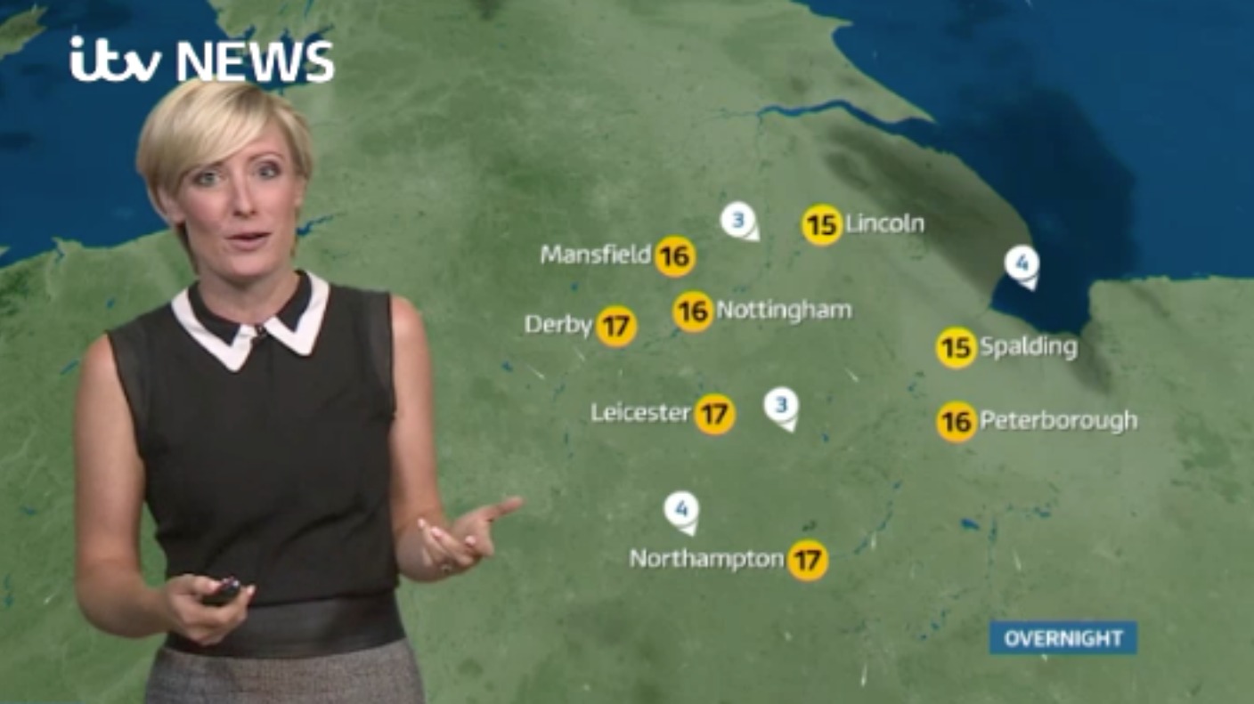 East Midlands Weather Dry and warm evening ITV News Central