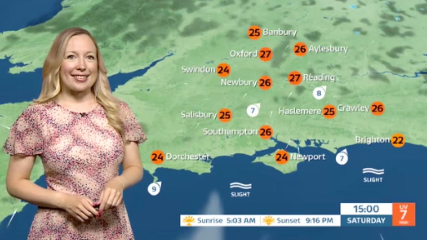 Saturday's weather for the west ITV News Meridian
