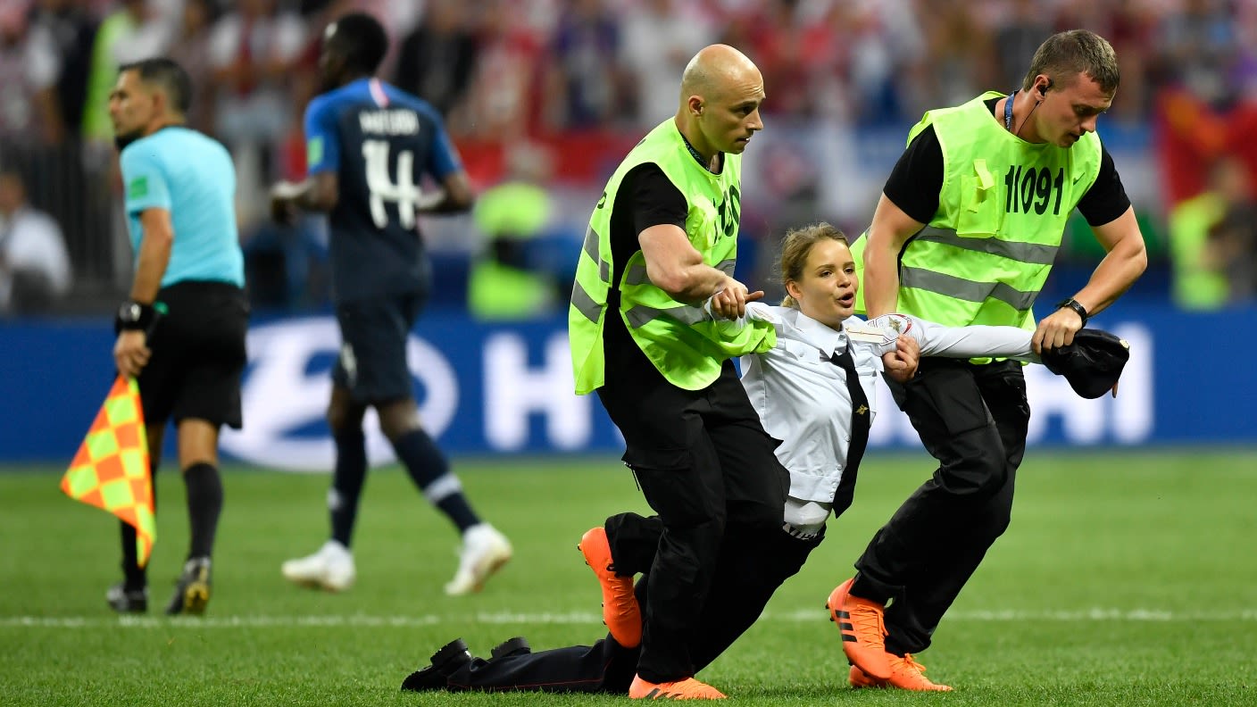 Pussy Riot Claim Responsibility For World Cup Final Pitch Invasion Itv News