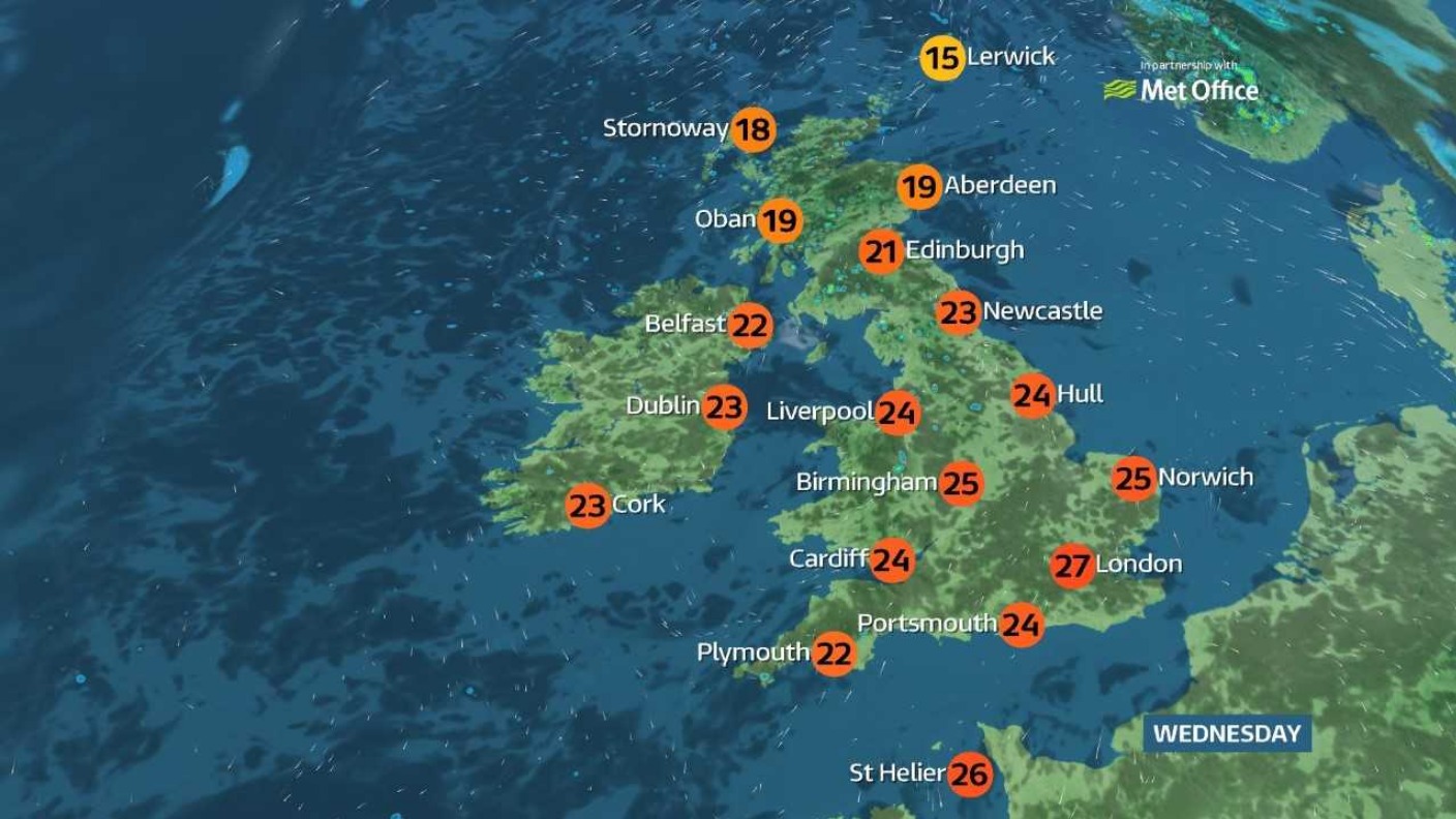 Weather: Largely dry day with bright and sunny spells | ITV News