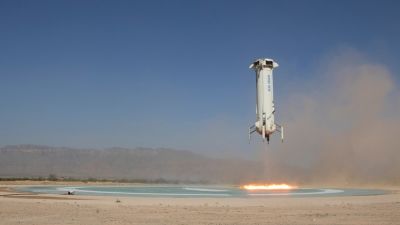Jeff Bezos's Blue Origin launches spacecraft higher than ever | ITV News