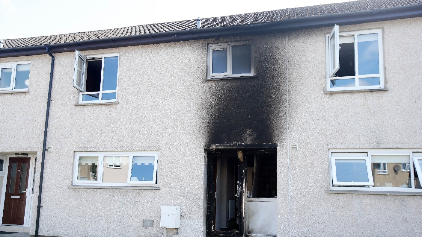 Eight children in Antrim house targeted by arsonists | UTV | ITV News
