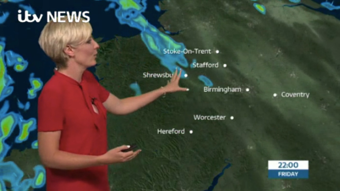 West Midlands Weather: Showery rain tonight | ITV News Central