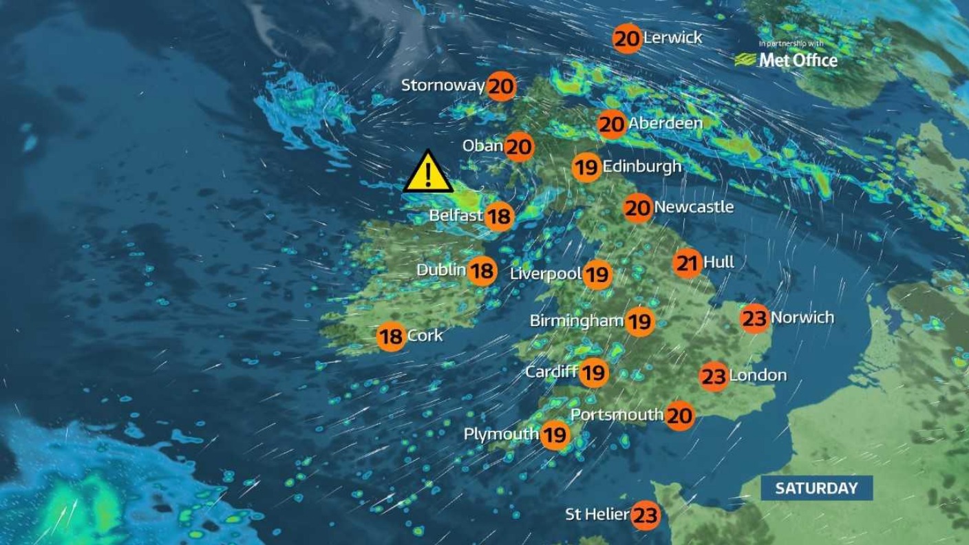 Heatwave Replaced By Unsettled Showers And Sunshine | ITV News