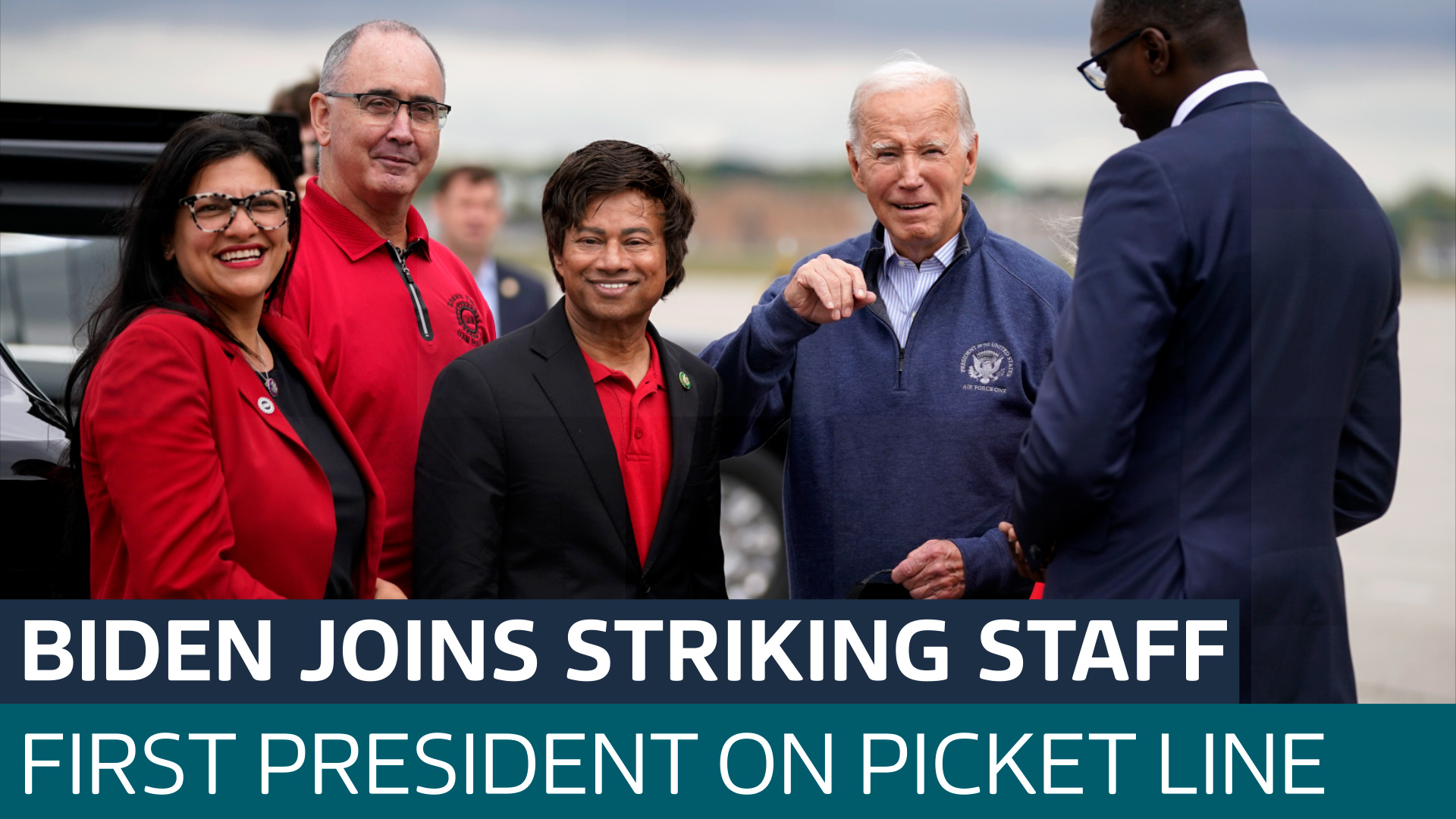 Joe Biden Becomes First Sitting U.S. President To Join A Picket Line ...