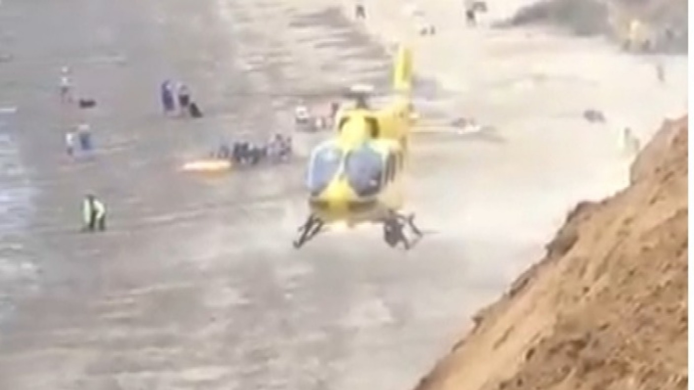 Woman airlifted to hospital after Happisburgh cliff collapse | ITV News ...