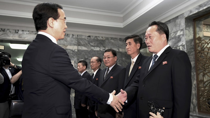 North and South Korea start talks aimed at setting up leaders’ summit ...