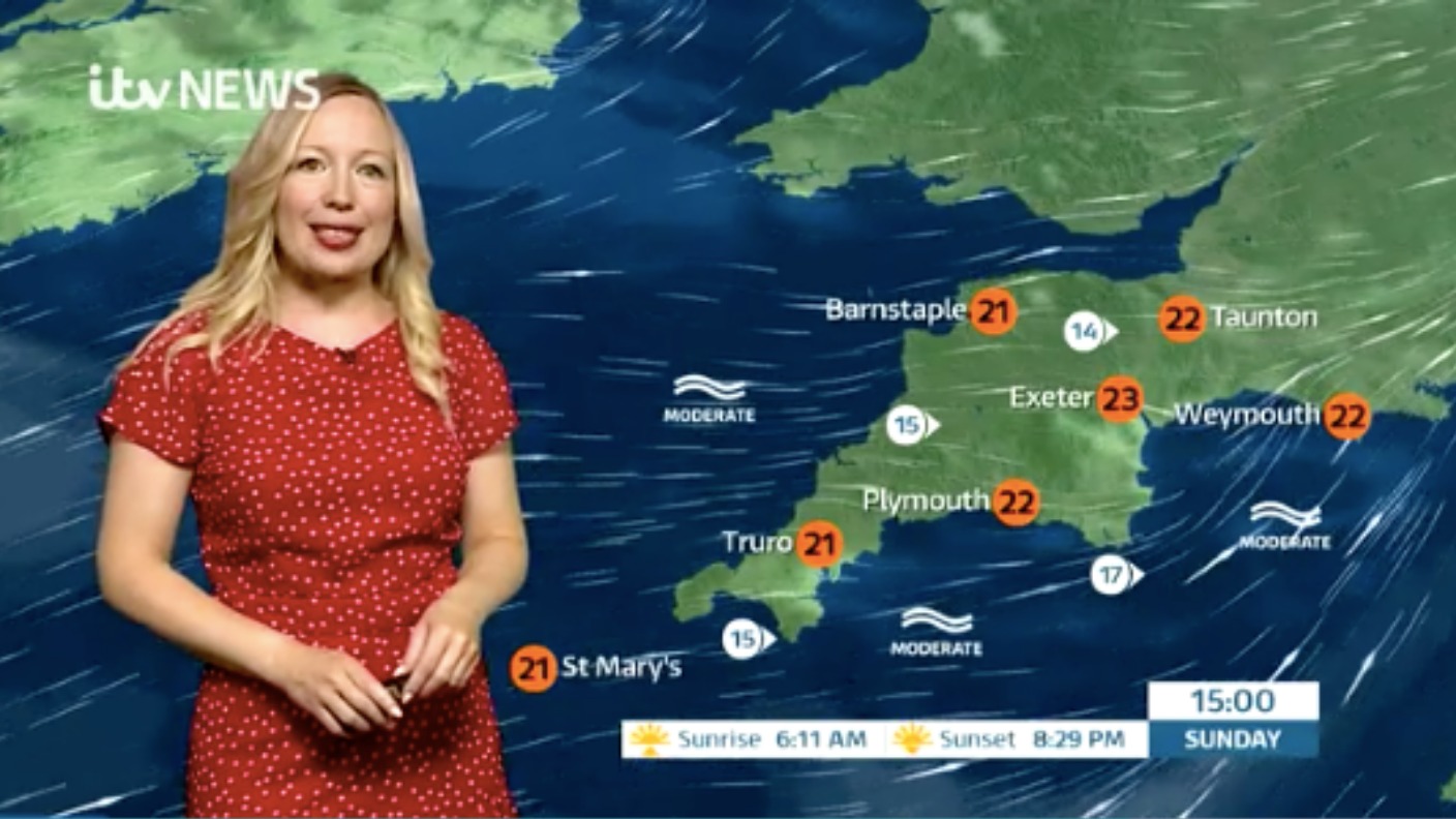 Remaining mild and cloudy with some patchy rain | ITV News West Country