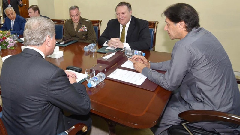 Pakistan PM ‘optimistic’ after brief talks with Pompeo | ITV News