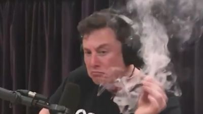 elon musk quit smoking cigarettes Tokes and Tesla Stock Tumbles Watch Elon Musk smoke marijuana