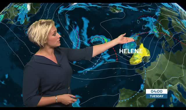 Uk Weather Forecast Becoming Wet And Windy Overnight Rain Clearing Tomorrow Morning Itv News