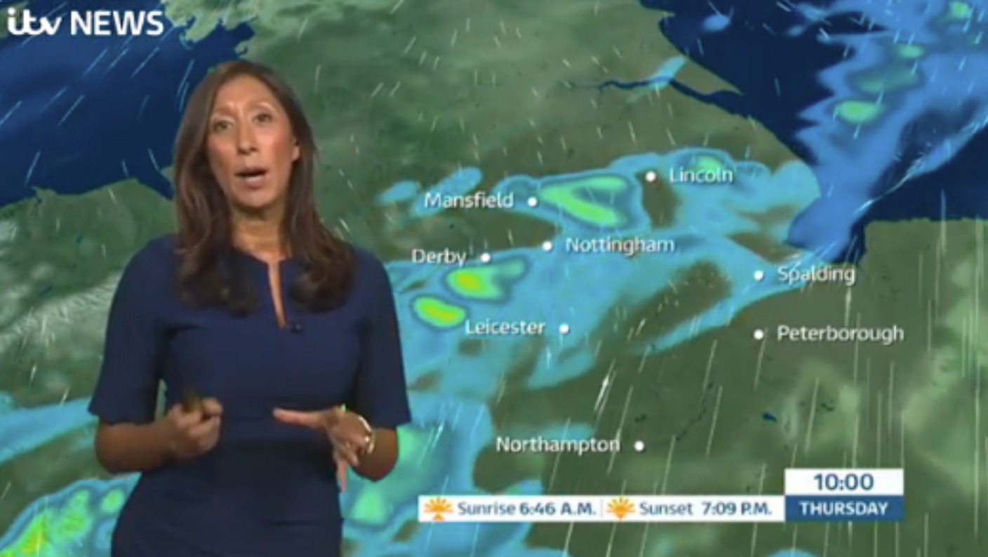 East Midlands Weather: Cloudy with outbreaks of rain | ITV News Central