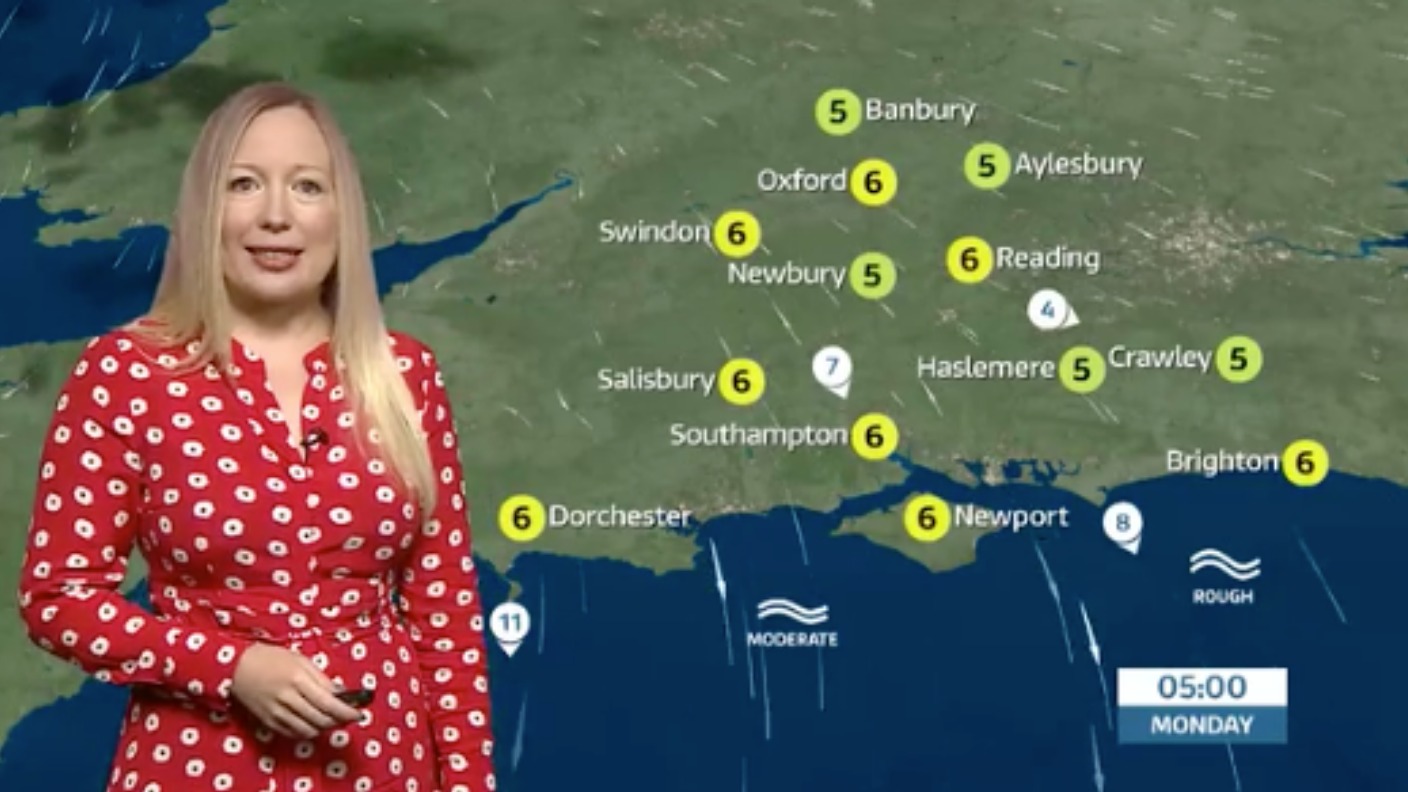 Sunday evening's weather update for the west ITV News Meridian