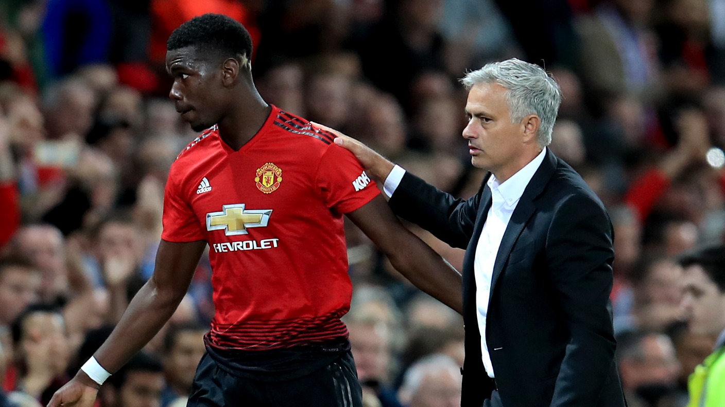 Jose Mourinho Denies Rift With Paul Pogba As Derby Stun Manchester ...