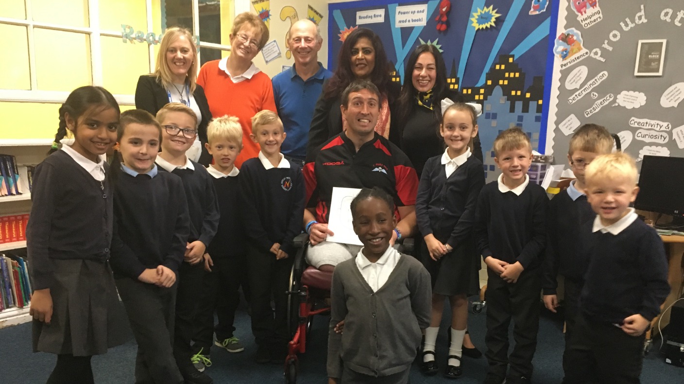 Ben Parkinson inspires children at Doncaster primary school ITV News