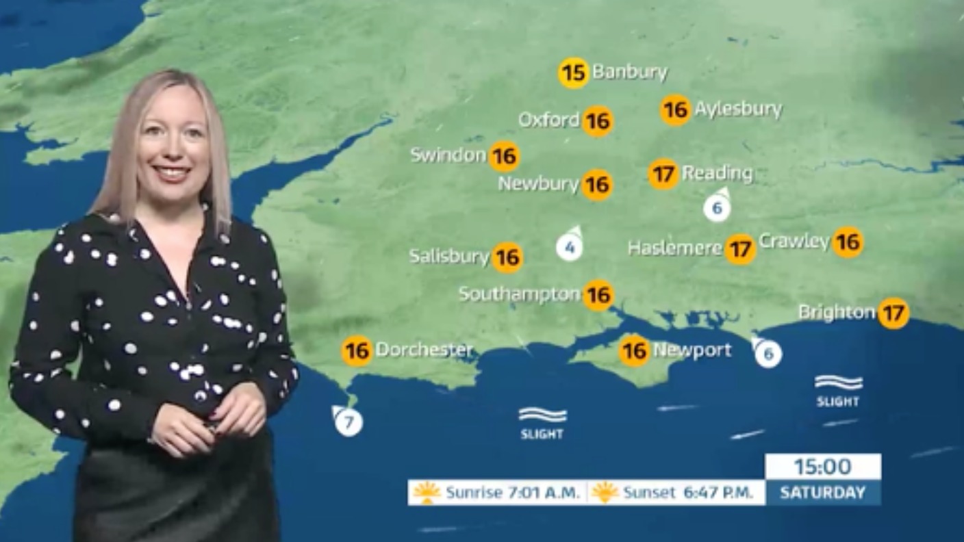 Saturday's weather for the west ITV News Meridian