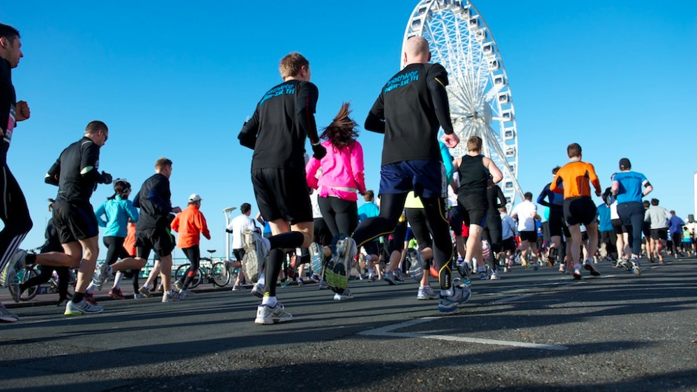 Brighton's inspirational runners limber up | ITV News Meridian