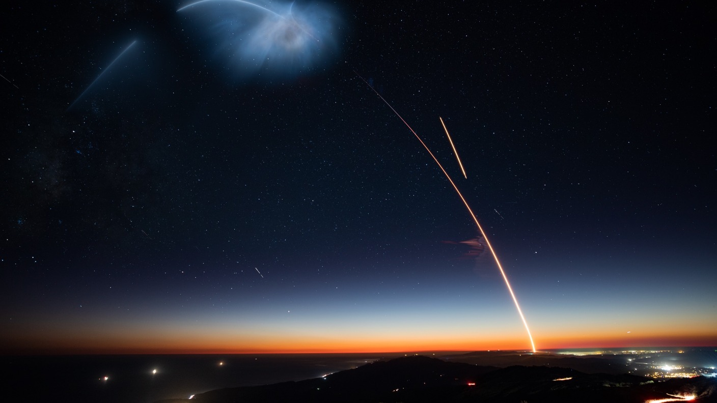 Elon Musk's SpaceX rocket launch lights up California sky ITV News
