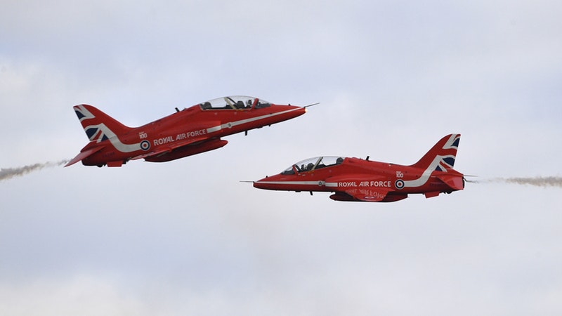 Red Arrows head to North America to help boost UK investment | ITV News