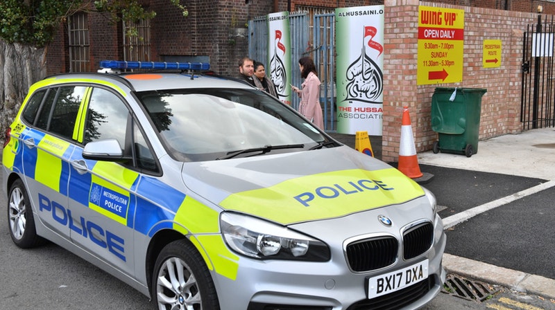 Three men charged after pedestrians hit by car outside London mosque ...