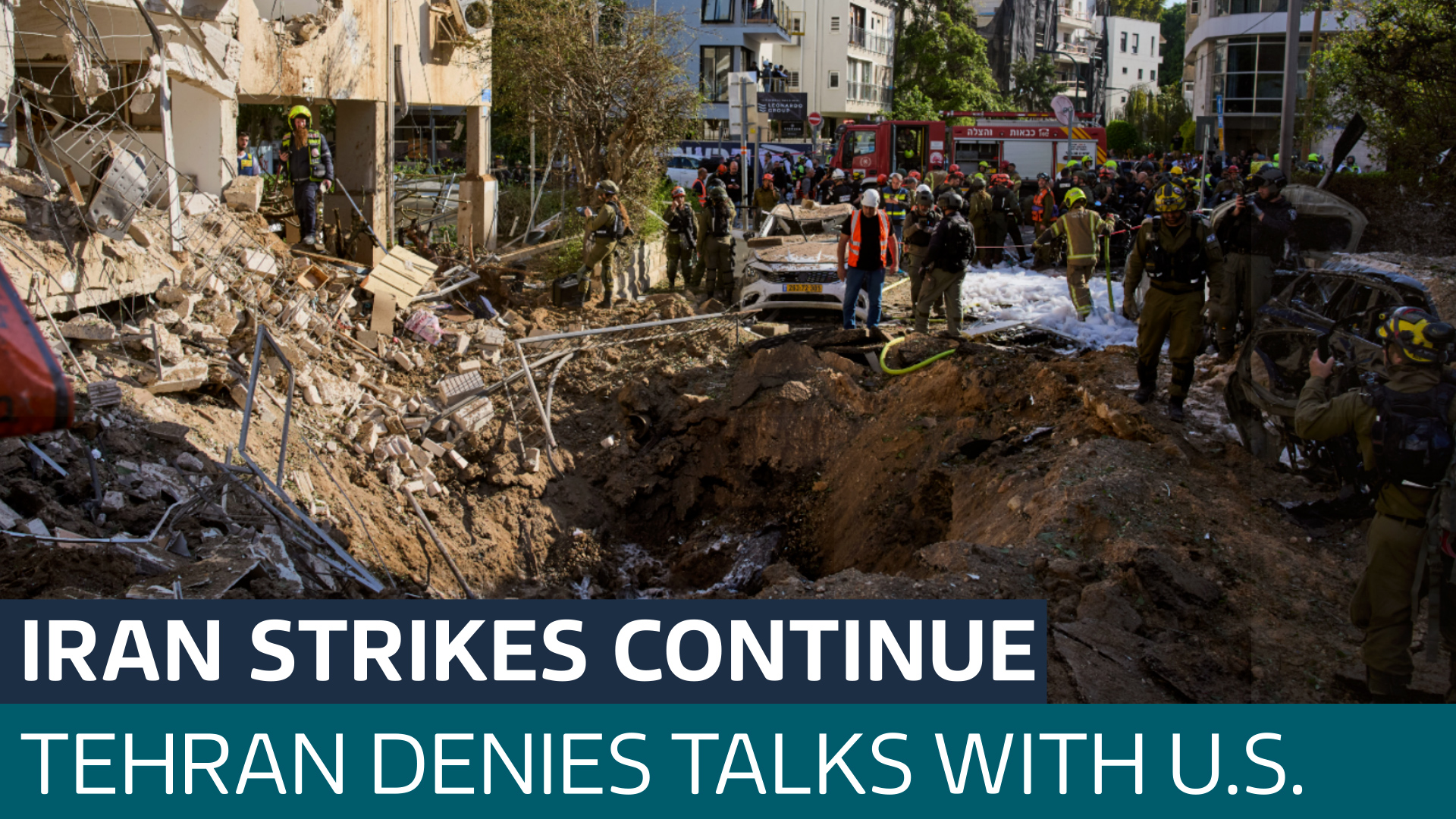 Iran and Israel continue to trade strikes amid mixed signals over talks to end war - Latest From ITV News