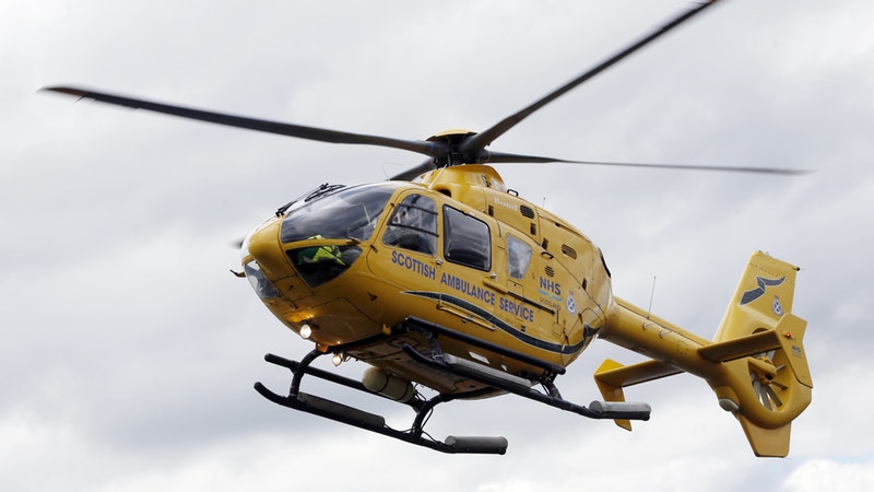 Crash victim airlifted to hospital with serious head injuries | ITV News